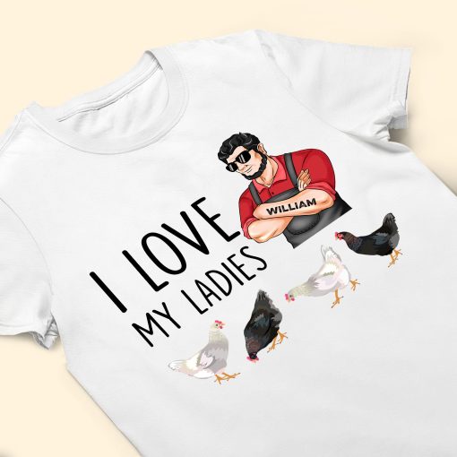 I Love My Ladies - Personalized Shirt - Image 3