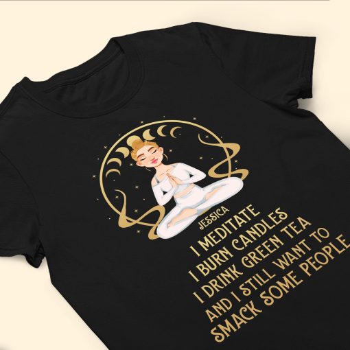 I Meditate - Personalized Shirt - Image 3