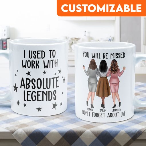 I Used To Work With Absolute Legends - Personalized Mug - Image 6