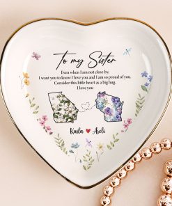 I'm So Proud Of You Sister - Personalized Ring Dish