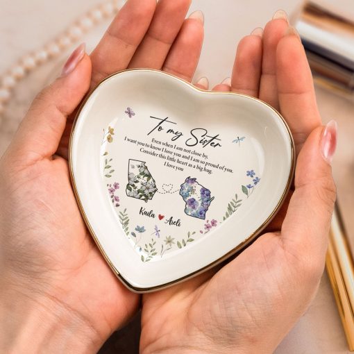 I'm So Proud Of You Sister - Personalized Ring Dish - Image 2