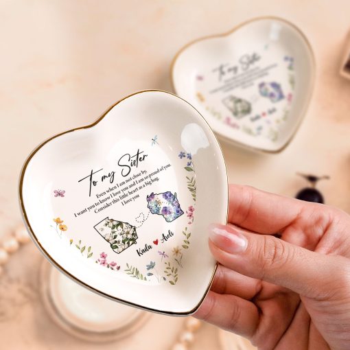 I'm So Proud Of You Sister - Personalized Ring Dish - Image 3