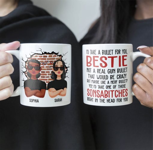 I'd Take A Bullet For You - Personalized Mug - Image 4