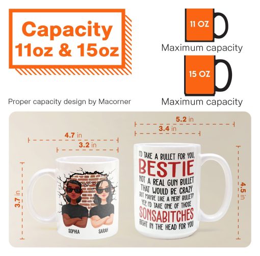I'd Take A Bullet For You - Personalized Mug - Image 9