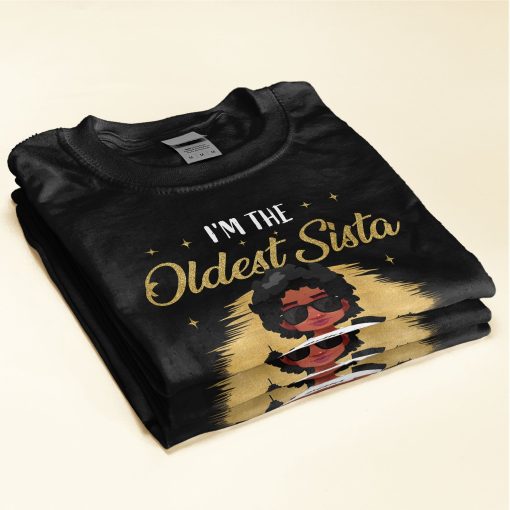 I'm The Oldest Sista - Personalized Shirt - Image 2
