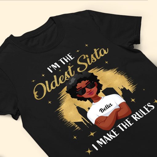 I'm The Oldest Sista - Personalized Shirt - Image 3