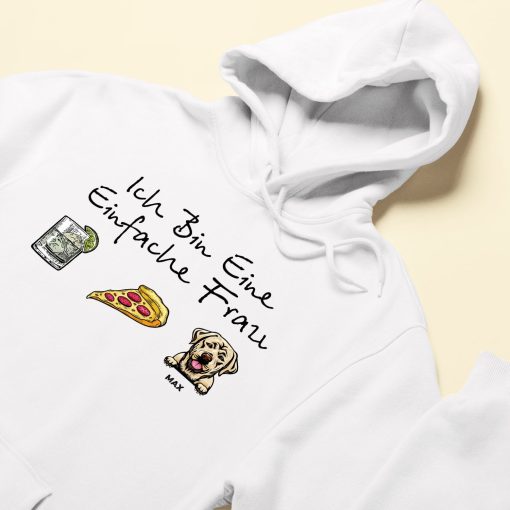 Ich Bin Eine Einfache Frau - Personalized Shirt - Gift For Dog Mom, Dog Lover - Image 2