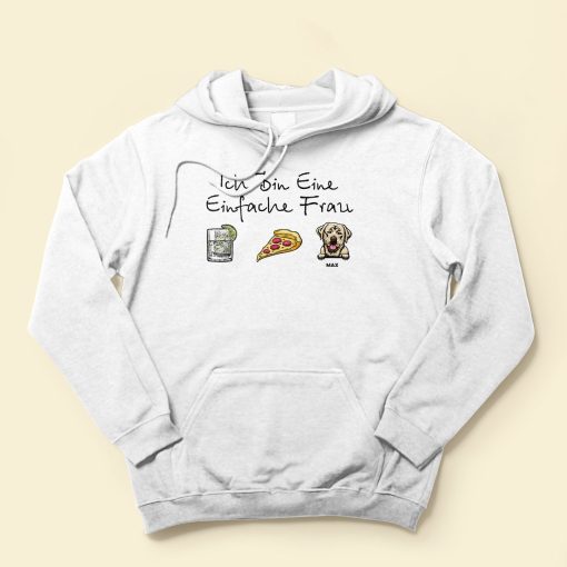 Ich Bin Eine Einfache Frau - Personalized Shirt - Gift For Dog Mom, Dog Lover - Image 5