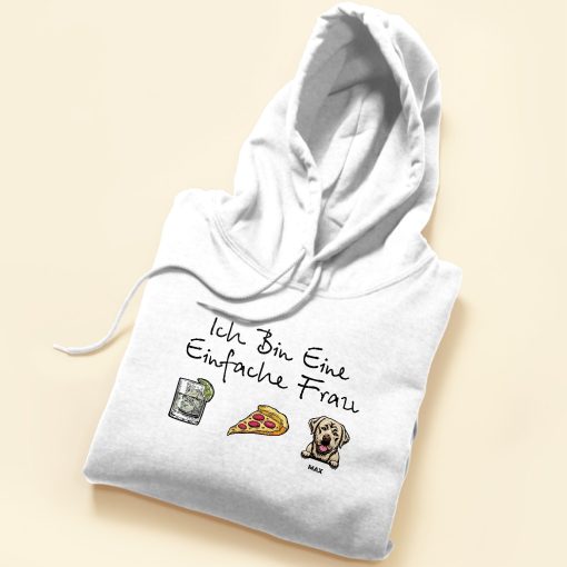 Ich Bin Eine Einfache Frau - Personalized Shirt - Gift For Dog Mom, Dog Lover - Image 6
