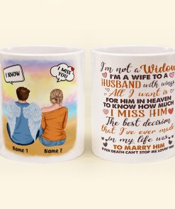 I'm Not A Widow - Personalized Mug - Gift For Family Memorial