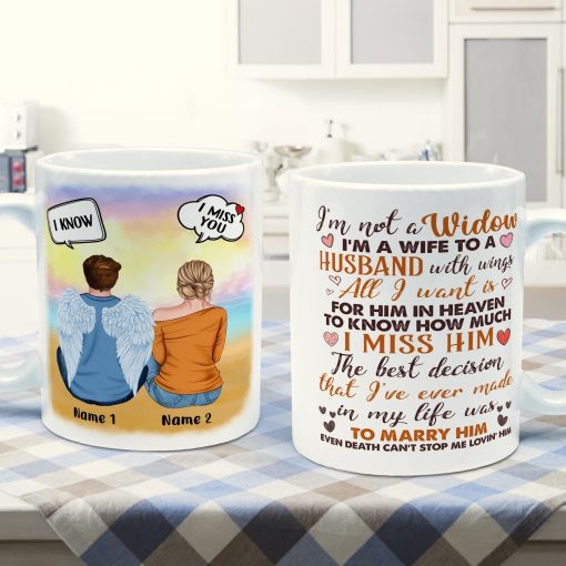 I'm Not A Widow - Personalized Mug - Gift For Family Memorial - Image 2