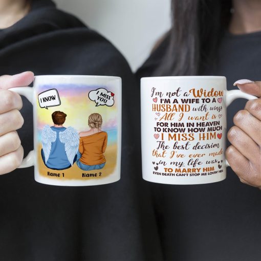 I'm Not A Widow - Personalized Mug - Gift For Family Memorial - Image 4