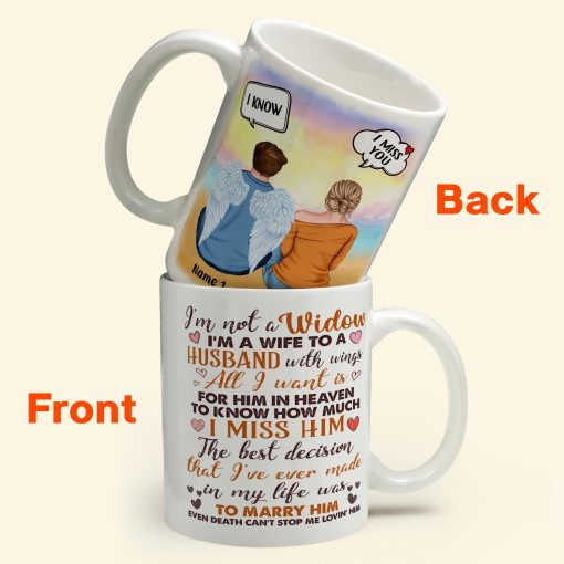 I'm Not A Widow - Personalized Mug - Gift For Family Memorial - Image 6
