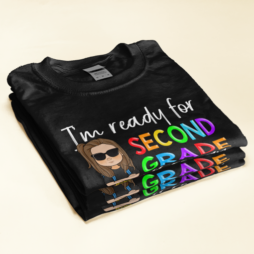 I'm Ready For School - Personalized Shirt - Back To School Gift For Student Kids, Son, Daughter - Image 2