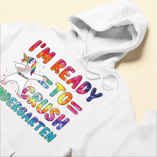 I'm Ready To Crush Kindergarten - Personalized Shirt - Back To School, First Day Of School Gift For Student Kids, Son, Daughter - Image 6