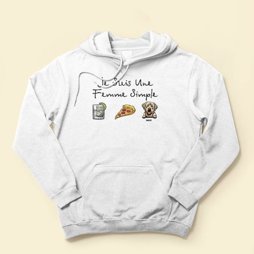 Je Suis Une Femme Simple - Personalized Shirt - Gift For Dog Mom, Dog Lover - Image 5