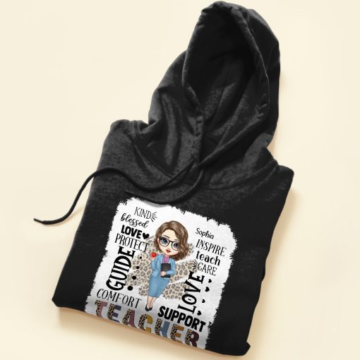 Kind Blessed Inspire Teacher Life - Personalized Shirt - School Leaving, Appreciation Gift, Birthday Gift For Teachers - From Students - Image 5