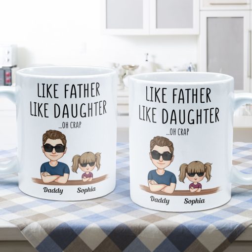 Like Father Like Daughter - Personalized Mug - Image 5