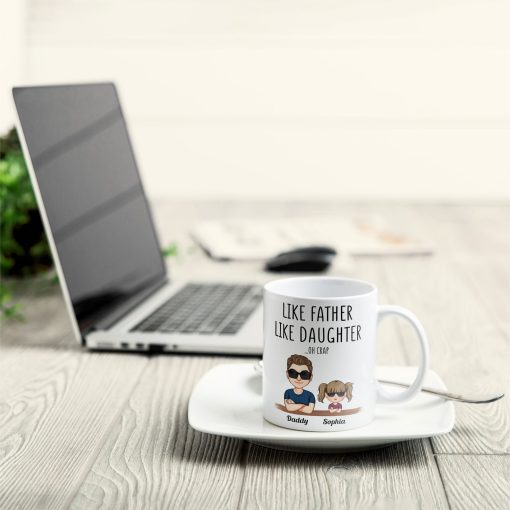 Like Father Like Daughter - Personalized Mug - Image 3