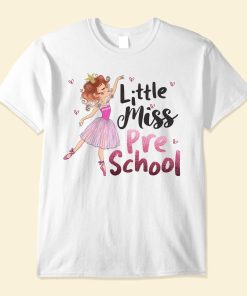 Little Miss First Grade - Personalized Shirt - Back To school Gift For Daughter, School Girl, Student, Kids