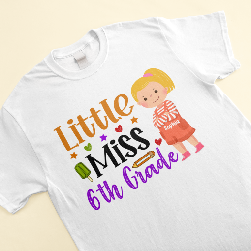 Little Miss/Mister School - Personalized Shirt - Image 3