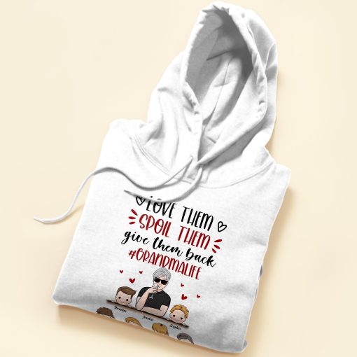 Love Them Spoil Them Give Them Back - Personalized Shirt - Image 5