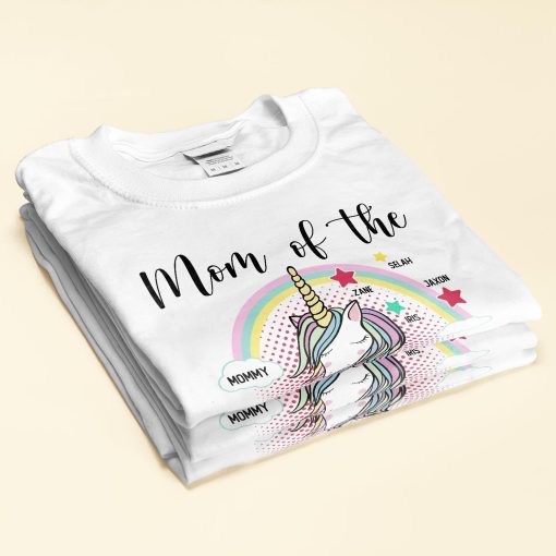 Mom Of The Wild Child - Personalized Shirt - Birthday, Funny Gift For Mom, Mother, Grandma, Nana, Gigi, Mimi - Image 2