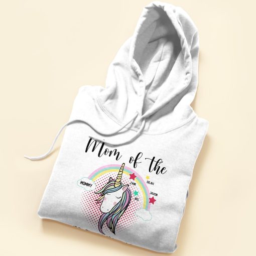 Mom Of The Wild Child - Personalized Shirt - Birthday, Funny Gift For Mom, Mother, Grandma, Nana, Gigi, Mimi - Image 5