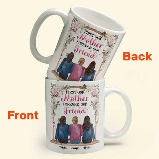 Mother And Daughters Forever - Personalized Mug - Image 2