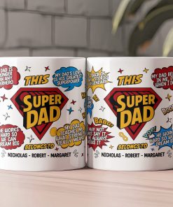 My Dad Is Stronger Than Any Superhero - Personalized Mug