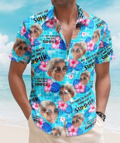 My Wife Is Hotter Than This Summer Aloha Vacation - Personalized Hawaiian Shirt