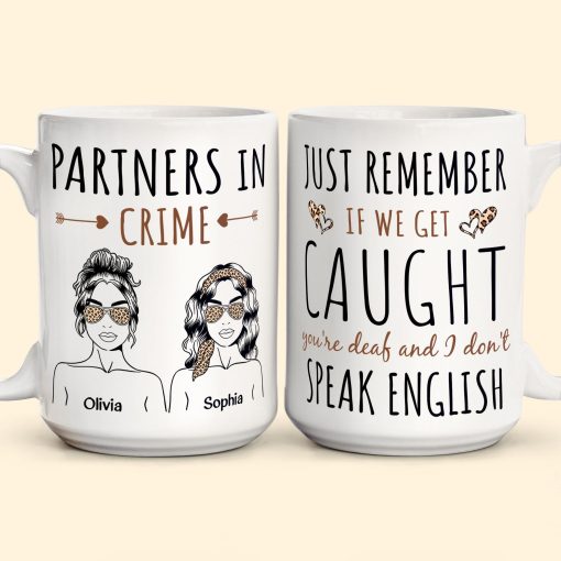 Partners In Crime - Personalized Mug - Image 2
