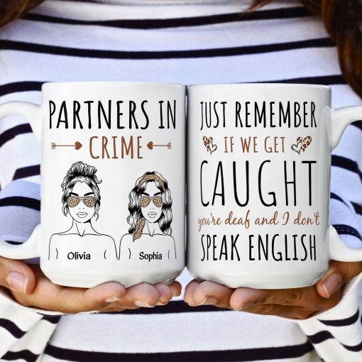 Partners In Crime - Personalized Mug - Image 3