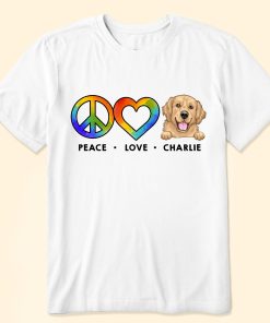 Peace Love Pet - Personalized Shirt