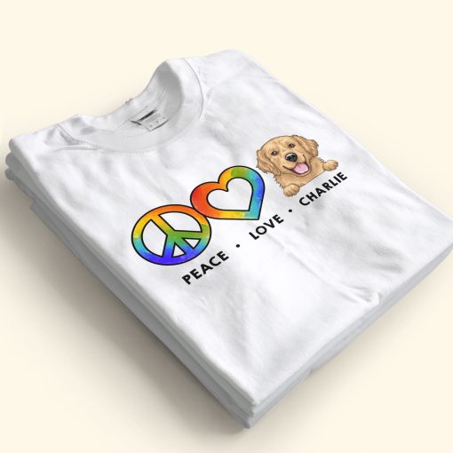 Peace Love Pet - Personalized Shirt - Image 3