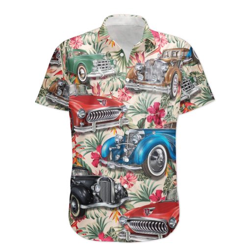 Car Lovers - Personalized Photo Hawaiian Shirt - Image 2