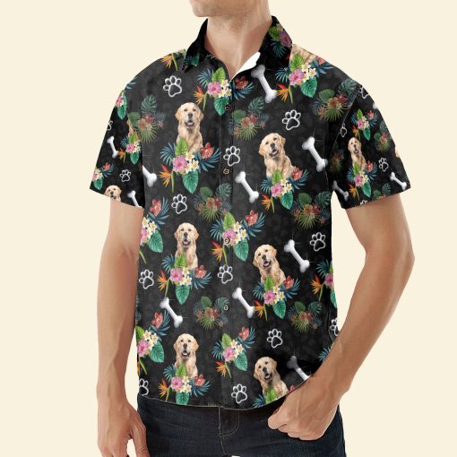 Dog Hawaiian - Personalized Photo Hawaiian With Pocket Shirt - Image 7