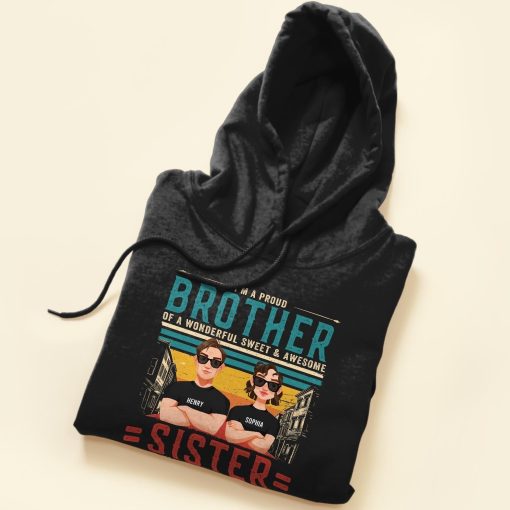 Proud Brother Proud Sister - Personalized Shirt - Image 5