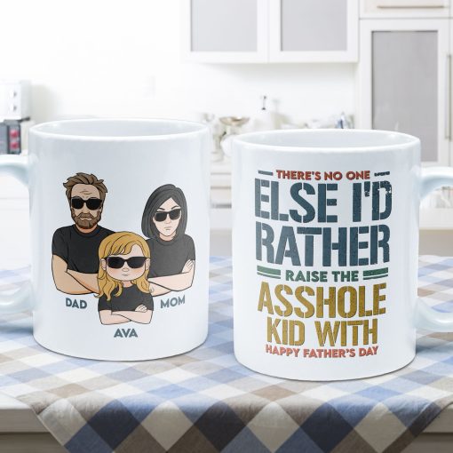 Raise These Asshole Kids With You - Personalized Mug - Image 5