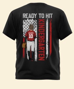 Ready To Hit School- Personalized Back Printed Shirt