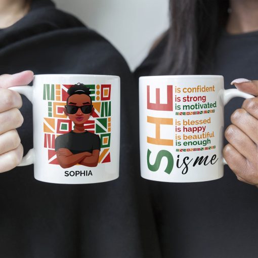 She Is Me - Personalized Mug - Image 4