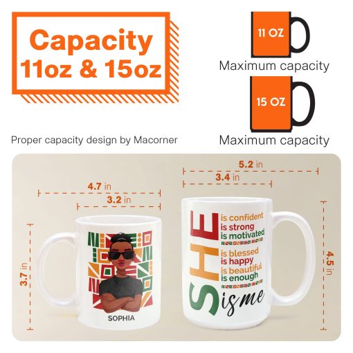 She Is Me - Personalized Mug - Image 6
