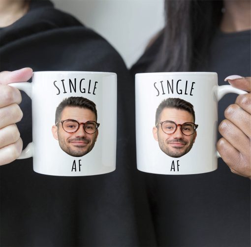 Single Af - Personalized Photo Mug - Image 2