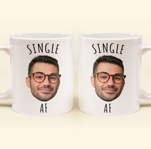 Single Af - Personalized Photo Mug - Image 5