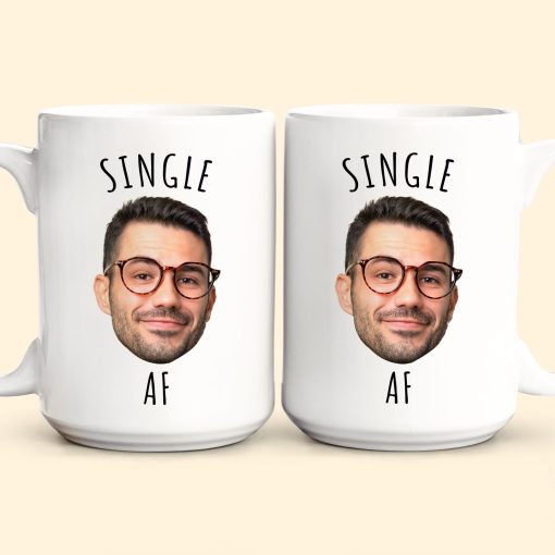 Single Af - Personalized Photo Mug - Image 6