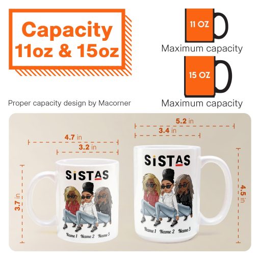 Sistas - Personalized Mug - Image 7