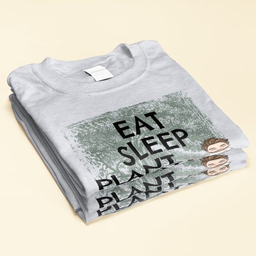 Eat Sleep Plant Repeat - Personalized Shirt - Image 2