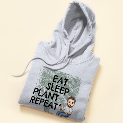 Eat Sleep Plant Repeat - Personalized Shirt - Image 5