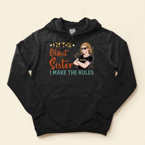 Sisters Oldest/Middle/Youngest - Personalized Shirt - Birthday Gift For Sisters, Sistas, Soul Sister - Image 4