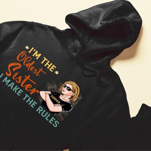 Sisters Oldest/Middle/Youngest - Personalized Shirt - Birthday Gift For Sisters, Sistas, Soul Sister - Image 6